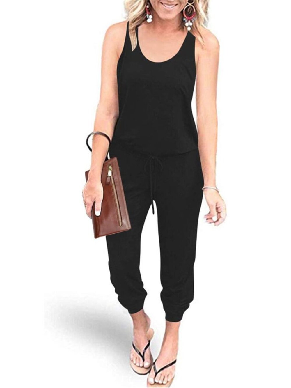 Womens Jumpsuit Casual Summer One Piece Romper